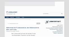 Desktop Screenshot of it-jobkontakt.de
